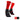 Nuevo Calcetín Mid Compression Negro/Rojo Compressport